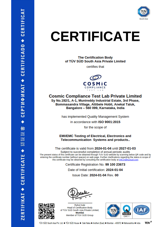 emc certification