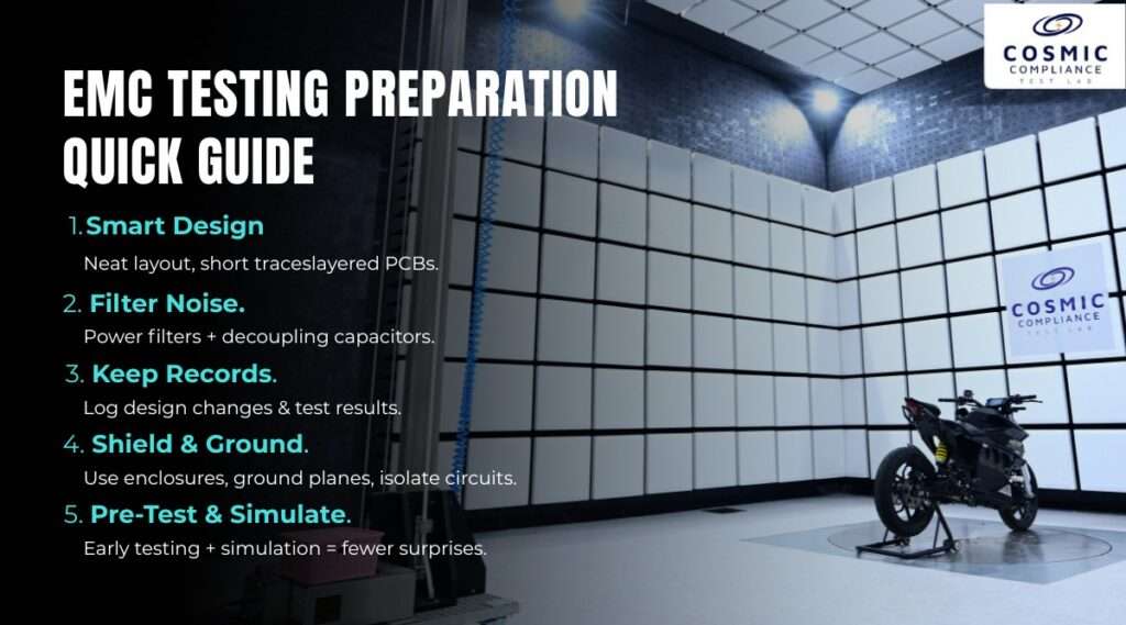 Best Practices and Preparation Strategies for EMC Testing